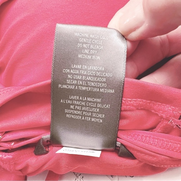 Vince Camuto Coral Swimsuit with Belt Size 14 - Picture 6 of 8